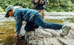 Keen Big Kids' Ridge Flex Waterproof Boot | Grey/Blue Tint 13 Keen Big Kids' Ridge Flex Waterproof Boot | Grey/Blue Tint -Shoes Haven Shop RidgeFlexPDPLifestyle1Kids 3