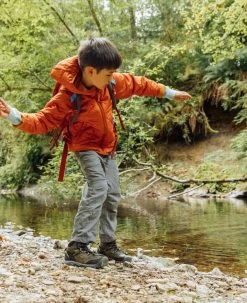 Keen Big Kids' Ridge Flex Waterproof Boot | Dark Olive/Dusky Citron -Shoes Haven Shop RidgeFlexPDPLifestyle2Kids