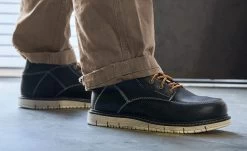 Keen Men's CSA San Jose 6" Waterproof Boot (Aluminum Toe) | Black/Off White -Shoes Haven Shop SDD 496 PDP SanJose 1027083 Top Image