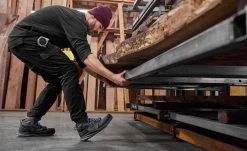 Keen Men's Red Hook Waterproof Boot (Carbon-Fiber Toe) | Steel Grey/Bright Cobalt -Shoes Haven Shop SDD 604 RedHook 1024577 Top Image