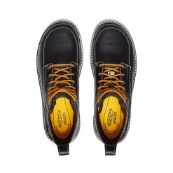 Keen Men's CSA San Jose 6" Waterproof Boot (Aluminum Toe) | Black/Off White -Shoes Haven Shop a0db7cf6411b55b592497aa7e05878cc1fdd7170