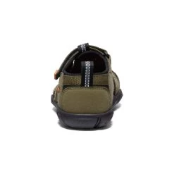 Keen Little Kids' Seacamp II CNX | Dark Olive/Gold Flame -Shoes Haven Shop a34a00b1ad05d38c446a860f992c9d1e923a50a7