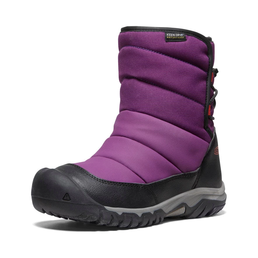 Keen Big Kids' Puffrider Waterproof Winter Boot | Charisma/Orange 5 Keen Big Kids' Puffrider Waterproof Winter Boot | Charisma/Orange - Image 3