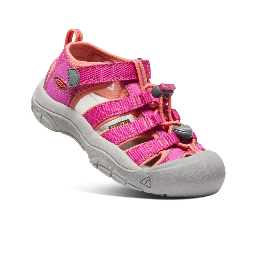 Keen Little Kids' Newport H2 | Very Berry/Fusion Coral 5 Keen Little Kids' Newport H2 | Very Berry/Fusion Coral - Image 3