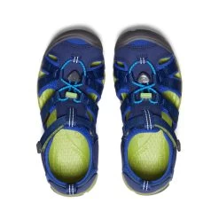 Keen Big Kids' Seacamp II CNX | Blue Depths/Chartreuse -Shoes Haven Shop ac10a46833109dc3c0528c643366ebbf393fbb0e