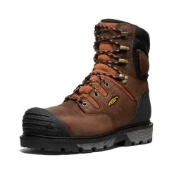 Keen Men's Camden 8" Insulated Waterproof Boot (Carbon-Fiber Toe) | Leather Brown/Black -Shoes Haven Shop acd2d0424c394b1f384a693ca77cb36cb66415e0