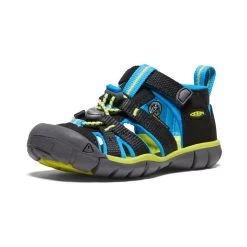 Keen Little Kids' Seacamp II CNX | Black/Brilliant Blue -Shoes Haven Shop b3408b07d0cc23271c96655244282435d816ccd3