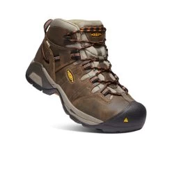 Keen Men's Detroit XT Waterproof Boot (Soft Toe) | Black Olive/Leather Brown -Shoes Haven Shop b39ffe18369a9d1cb4dfd4d3541b73b3aa6303b0