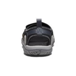 Keen Big Kids' Knotch River Open-Toe | Black/Steel Grey -Shoes Haven Shop b7f746fd9a2d1369242b8d000422c9784ab7593c