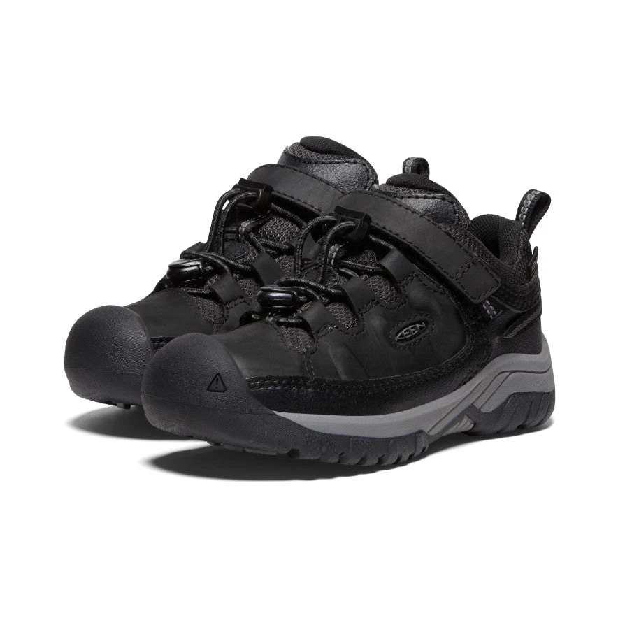 Keen Little Kids' Targhee Waterproof Shoe | Black/Steel Grey 4 Keen Little Kids' Targhee Waterproof Shoe | Black/Steel Grey - Image 2