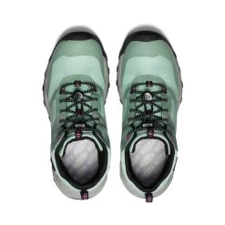 Keen Big Kids' Wanduro Waterproof Boot | Granite Green/Ibis Rose -Shoes Haven Shop bca4593c83b7be5ccc0c98ec0d73e660ff93d59d