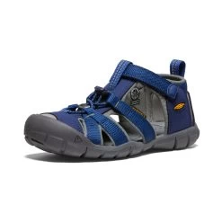 Keen Big Kids' Seacamp II CNX | Blue Depths/Gargoyle -Shoes Haven Shop c105738044acffc493db2c6dd67291d9c510d1ef