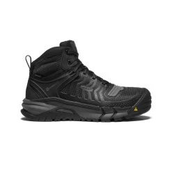 Keen Men's Kansas City Waterproof Mid (Carbon-Fiber Toe) | Black/Gun Metal