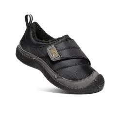Keen Little Kids' Howser Wrap | Black/Steel Grey -Shoes Haven Shop c4d42f9b869d048ffada1658d98c1937cb3cb8db