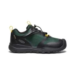 Keen Big Kids' Wanduro Waterproof Shoe | Black/Greener Pastures