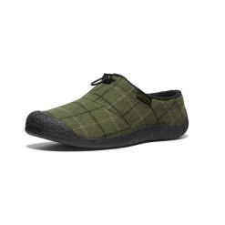 Keen Men's Howser III Slide | Dark Olive Plaid -Shoes Haven Shop c93bdda02434a06859a25cf94c7175994a02ea9c