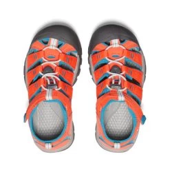 Keen Big Kids' Newport H2 | Safety Orange/Fjord Blue -Shoes Haven Shop cb3a033e8912158e2de20d03dc5d110a279b6549