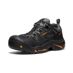 Keen Men's Braddock Low (Steel Toe) | Black/Bossa Nova -Shoes Haven Shop ccb17d653cb3272d06f02d20df29e83953d2c426