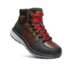 Keen Men's Red Hook Waterproof Boot (Soft Toe) | Tobacco/Black -Shoes Haven Shop cda32a1b27f330b1b4959c4eec6c641c39aee766