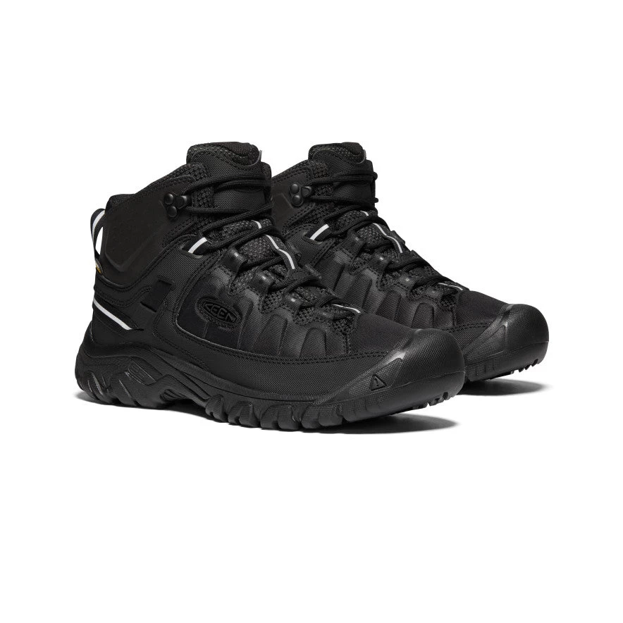 Keen Men's Targhee EXP Waterproof Mid | Black/Black 4 Keen Men's Targhee EXP Waterproof Mid | Black/Black - Image 2