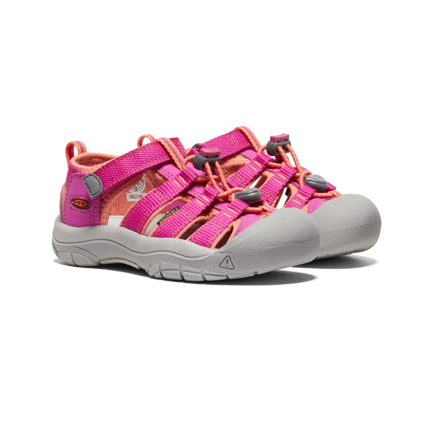 Keen Little Kids' Newport H2 | Very Berry/Fusion Coral 4 Keen Little Kids' Newport H2 | Very Berry/Fusion Coral - Image 2