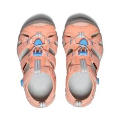 Keen Little Kids' Seacamp II CNX | Papaya Punch/Marina -Shoes Haven Shop d2c650b676a3159b4002244d1b16dd003494baaf