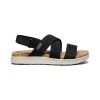Keen Women's Elle Criss Cross Sandal | Black/Birch -Shoes Haven Shop d7e2506350eb4d70c3ca7409af91c745d521349d