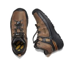 Keen Big Kids' Targhee Waterproof Boot | Dark Earth/Golden Brown -Shoes Haven Shop de71008f997ef8f00aa7f2887e8b6ecedd861ca2