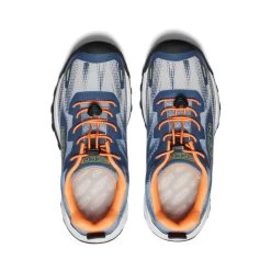 Keen Big Kids' Wanduro Speed Hiking Shoe | Vintage Indigo/Tangerine -Shoes Haven Shop f1cc6326e4b589b389390d7474018a6d1cadd6d8